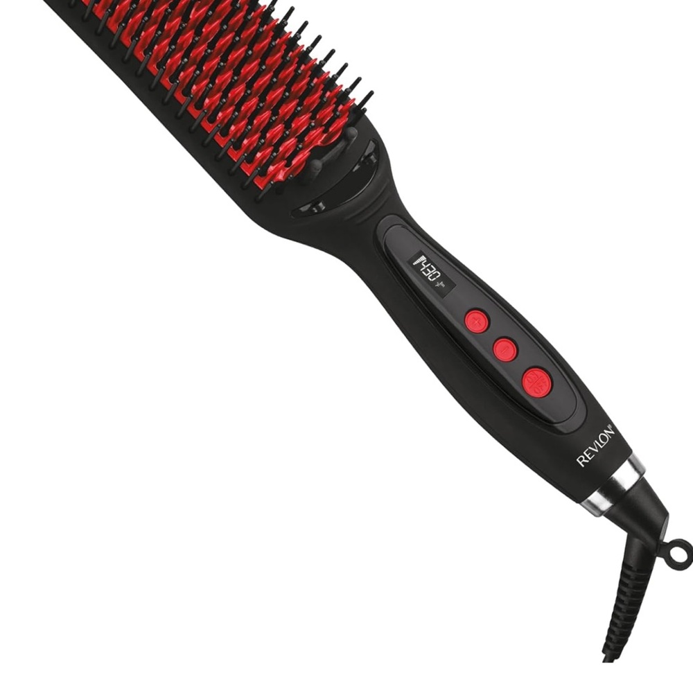 BNIB REVLON SmoothStay 4.5” Coconut -Oil Infused Straightening Brush